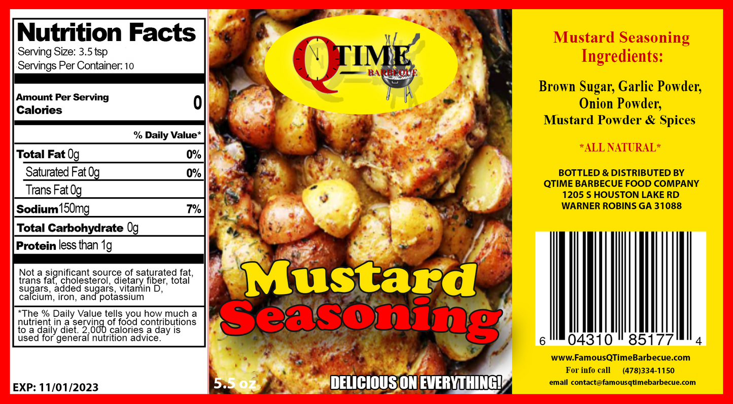 QTime Mustard Seasoning