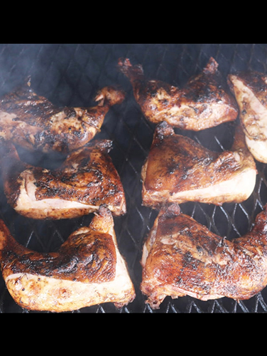 6Pk Smoked Chicken Leg Quarters